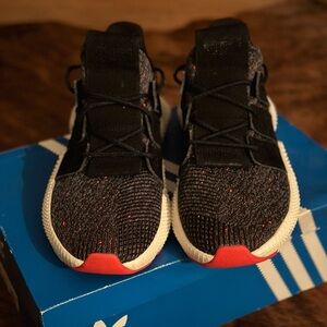 Adidas Prophere Core Black Solar Red - Men’s size 10